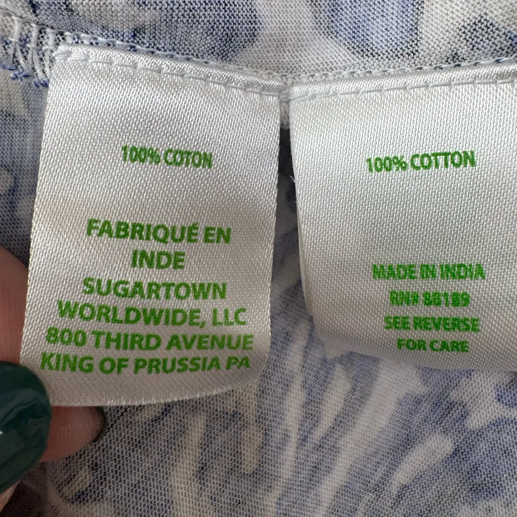 Lilly Pulitzer Alyssa A Line Cotton Dress in Deeper Coconut Ride With Me Large - Image 13