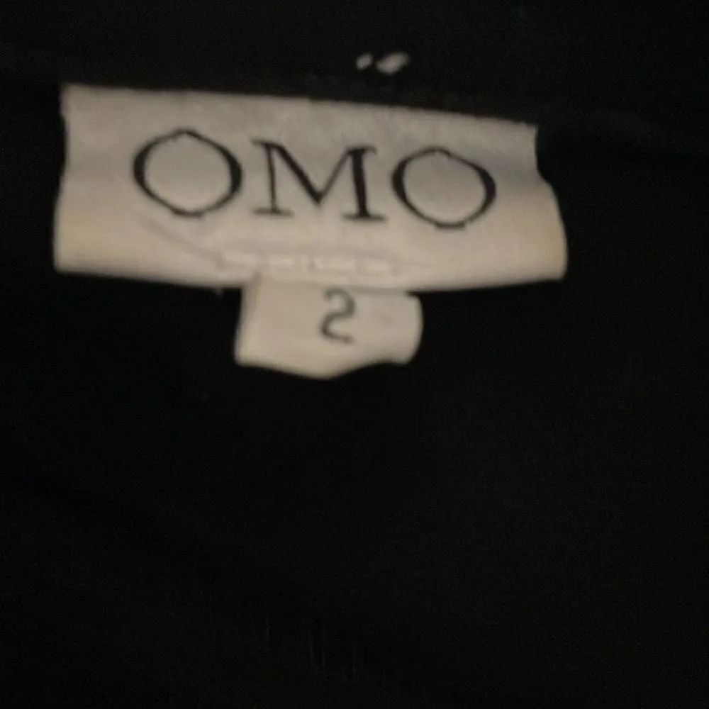 Norma Kamali OMO Vintage‎ Denim Dress Black Denim Button Front Size 2 - Image 7