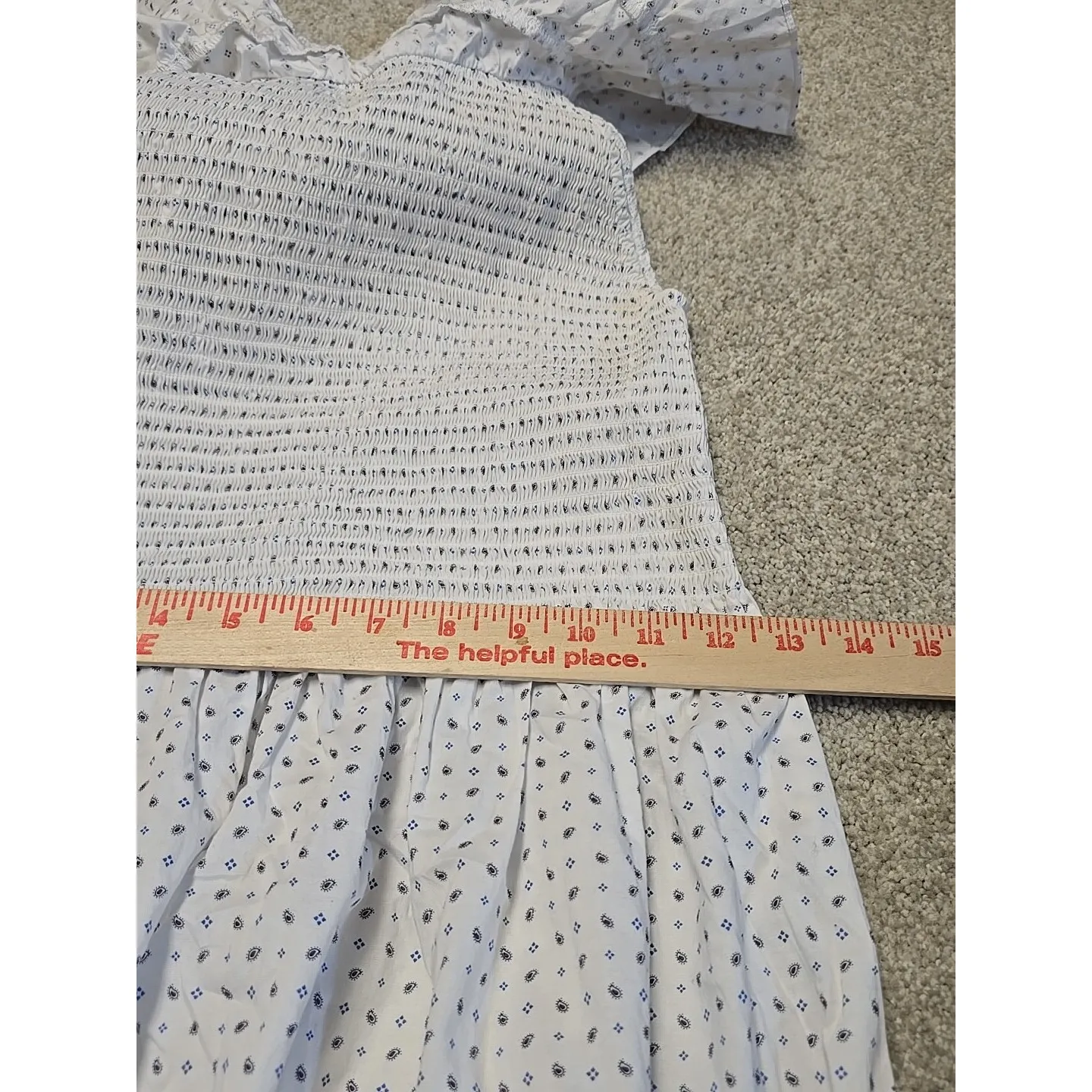 Hill House Womens The Akilah Nap Dress Pampelonne Paisley Sz S Cottage Core - Image 8