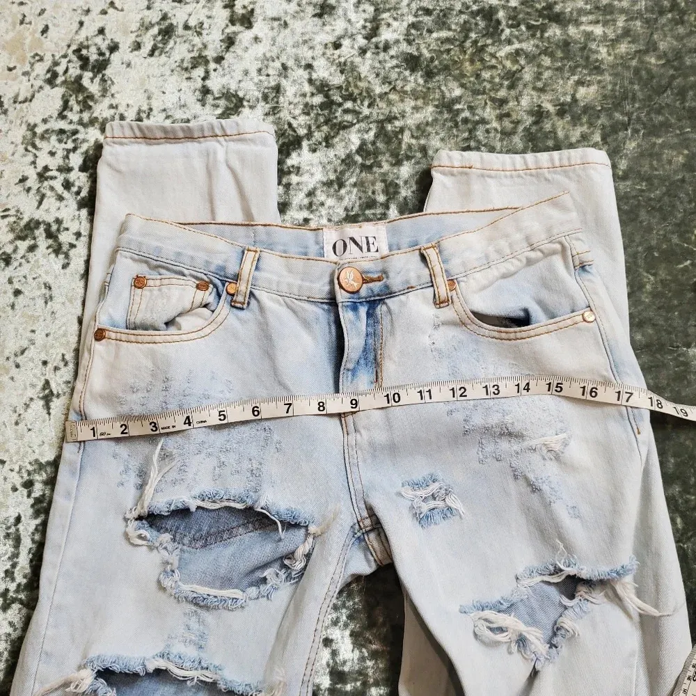 One by Oneteaspoon Distressed Awesome Baggie Jeans - Image 4
