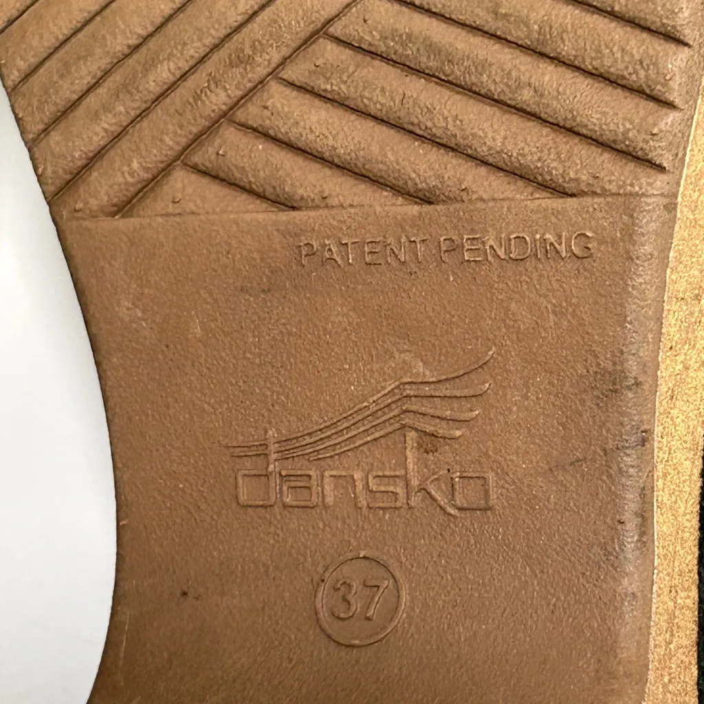 Dansko Bethann Wool Clog Mules Charcoal Gray Size 6.5 - 7 US 37 EU - Image 9