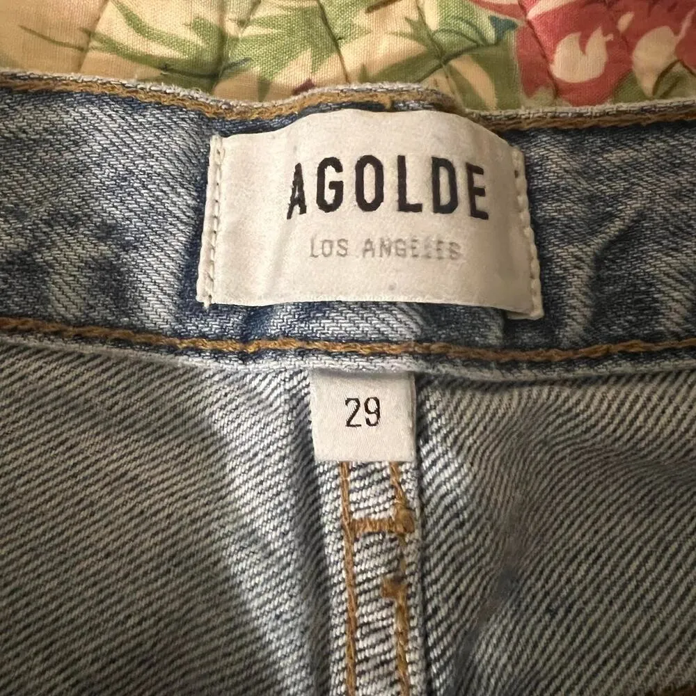 Agolde Jamie Distressed Jeans size 29 blue - Image 5