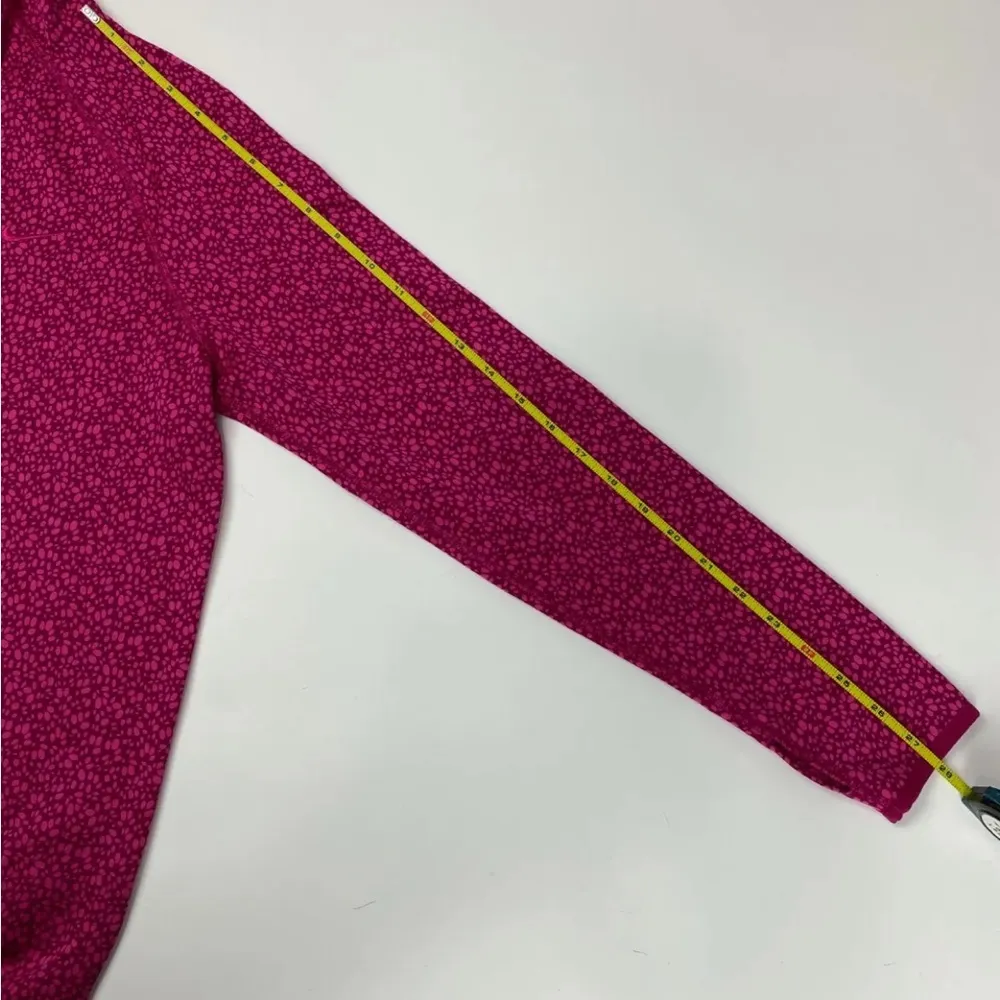 Nike Pink Therma-Fit Hoodie Polka Dot Look Size M - Image 9
