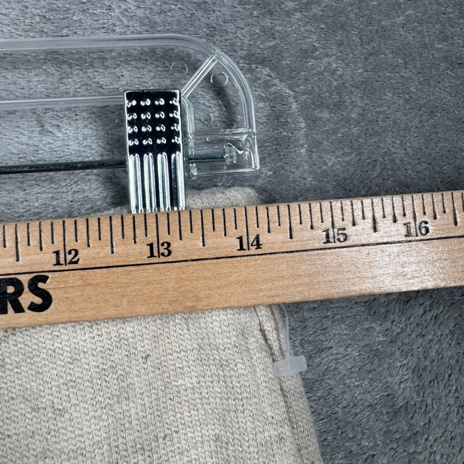 Lauren Ralph Lauren Linen Cotton Blend Knit‎ Crop Wide Leg Pants Small Natural - Image 13