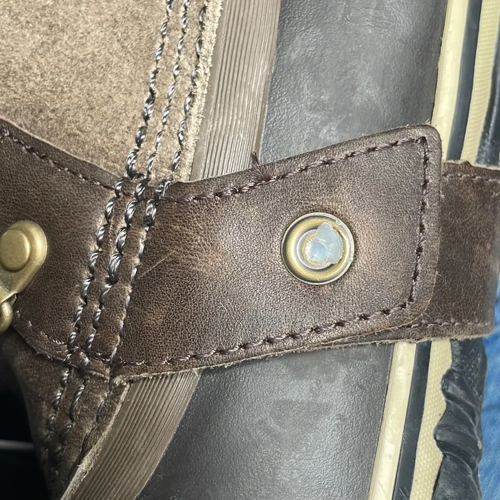 Sorel Conquest Carly Il WP Winter Duck Boots Brown Tan Size 10 - Image 10