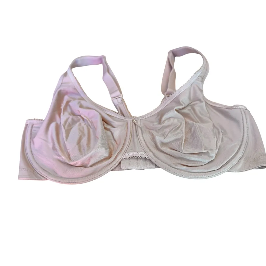 Wacoal Nude Full Coverage Underwire Bra 855192 Smooth Support Comfort Size 44C - Image 4