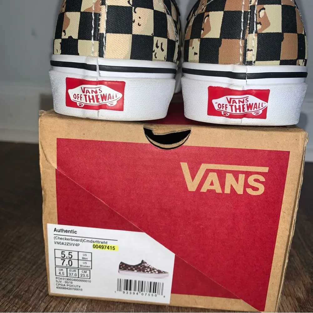 Vans Authentic Checkerboard Shoes - Image 2