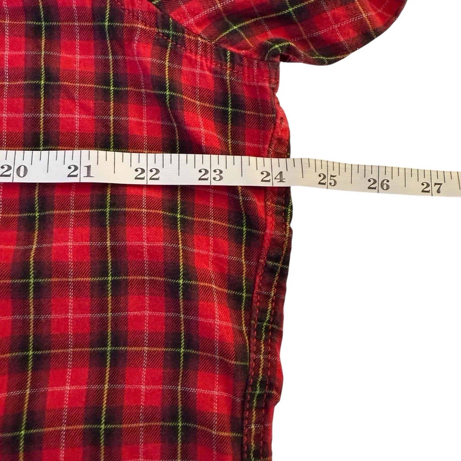 Victoria's Secret Red Plaid 2 Piece Pajama Set XL Holiday Christmas Heritage - Image 9