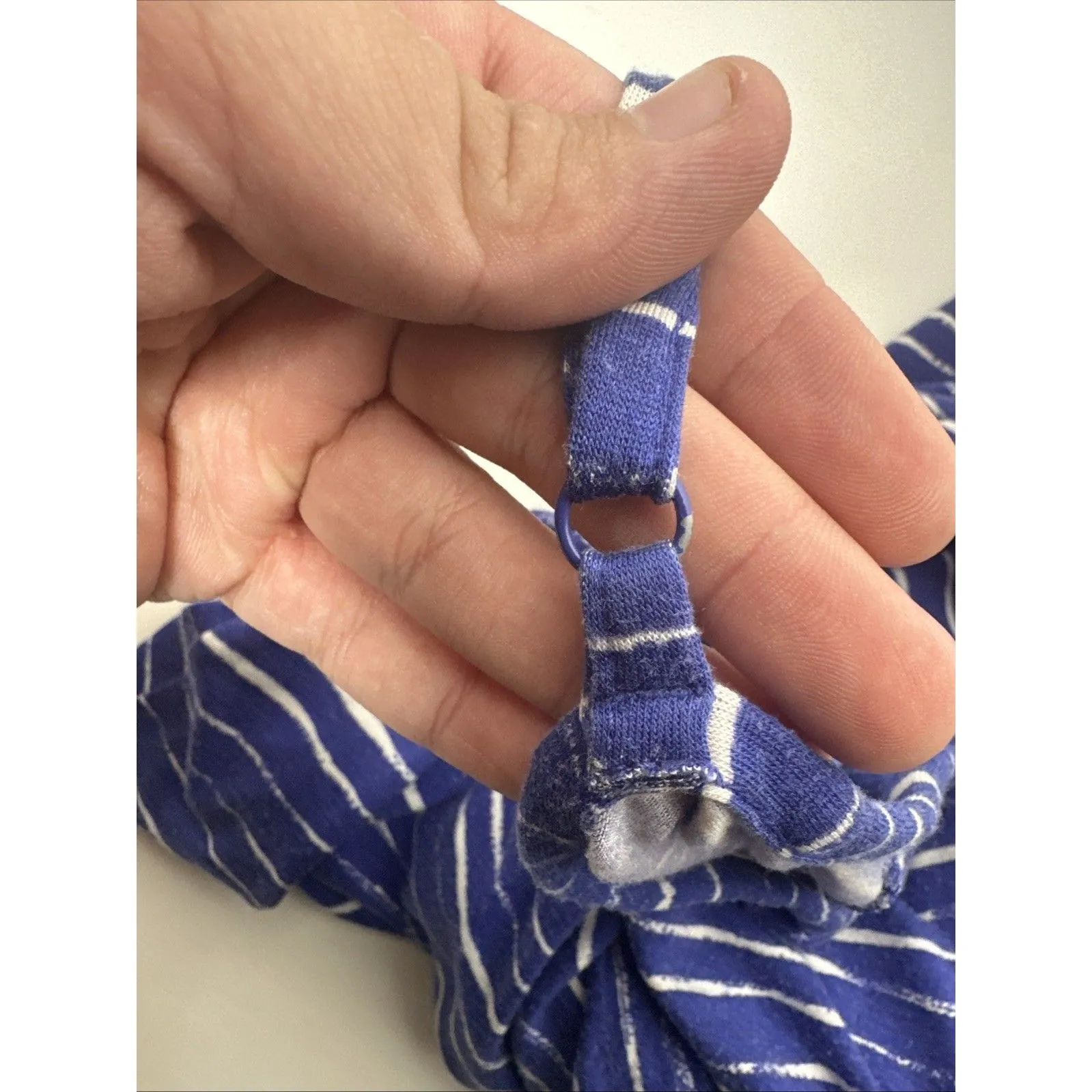 GAP Women’s Maxi Dress XS Blue White Striped Sleeveless V-Neck Summer Beach - Image 11