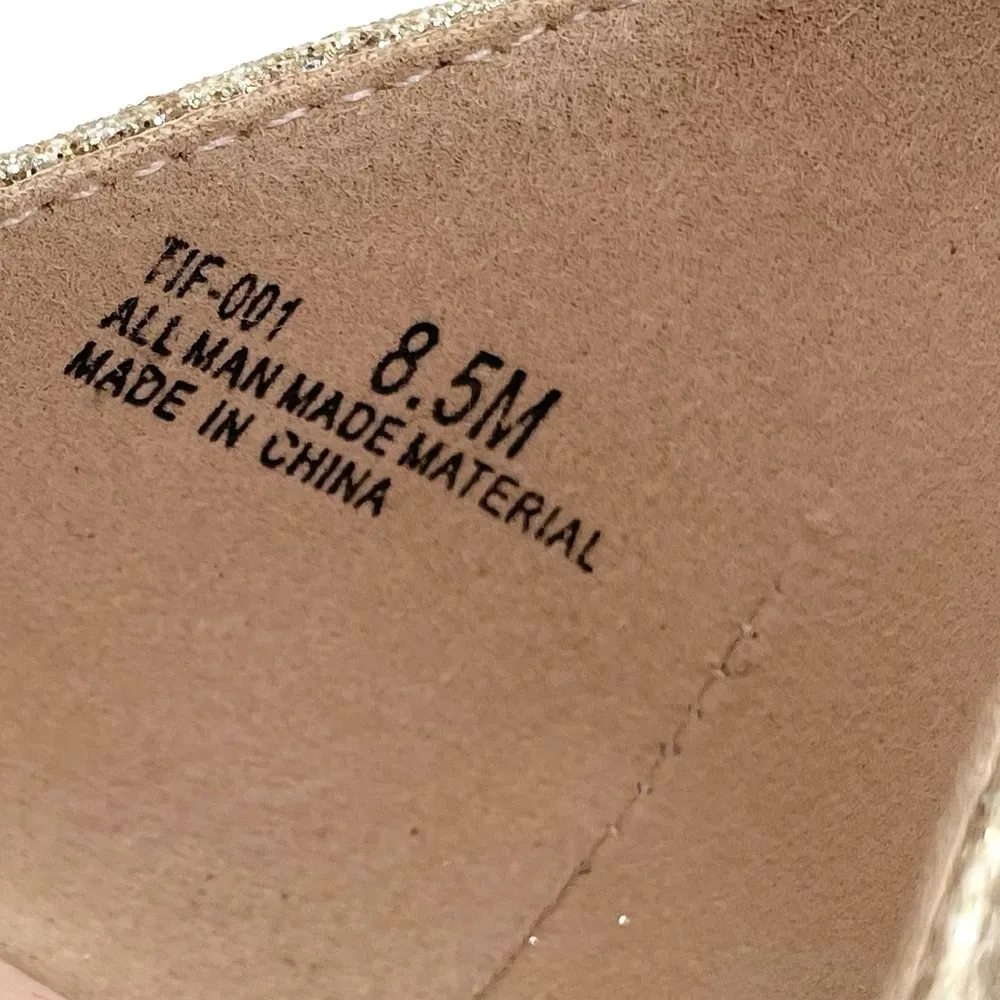 Chinese Laundry CL Gold Glitter Block Heel Sandals - Image 13