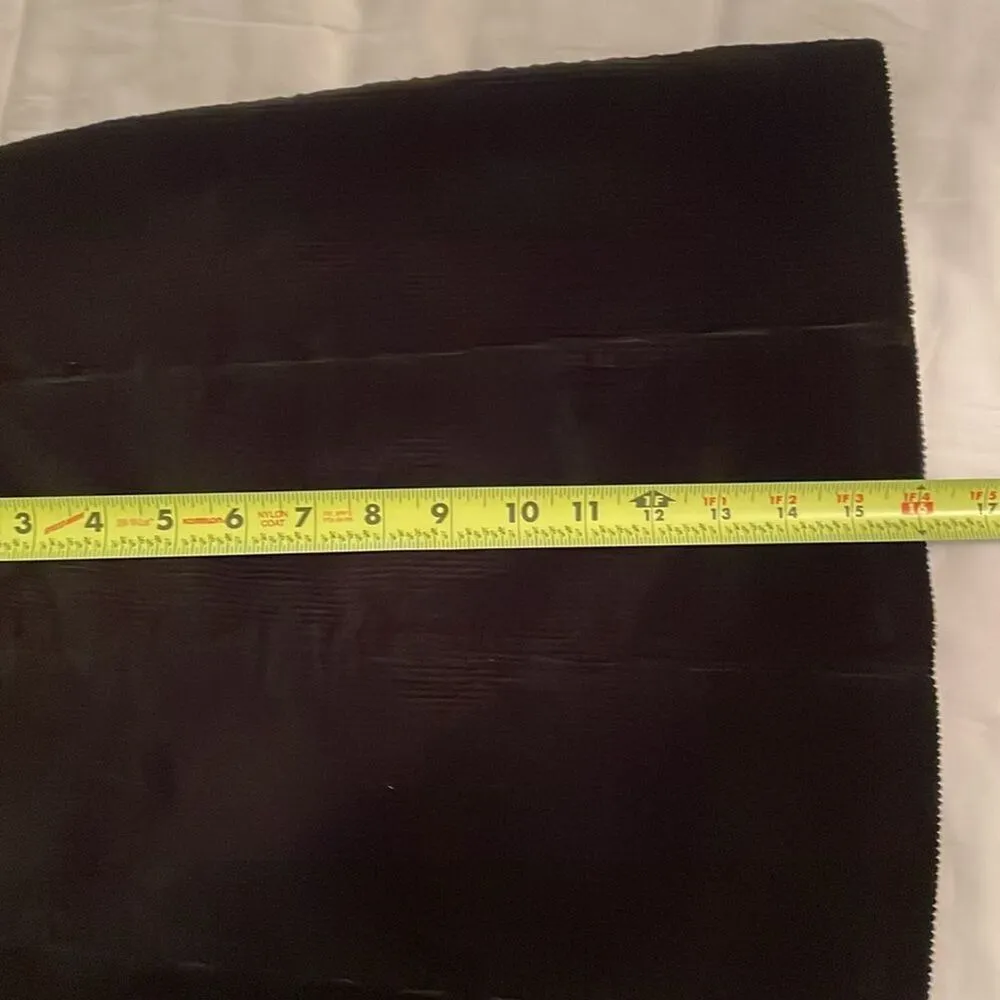 Mi Ami Francesca's Black Corduroy Mini Skirt Womens Size Small - Image 6