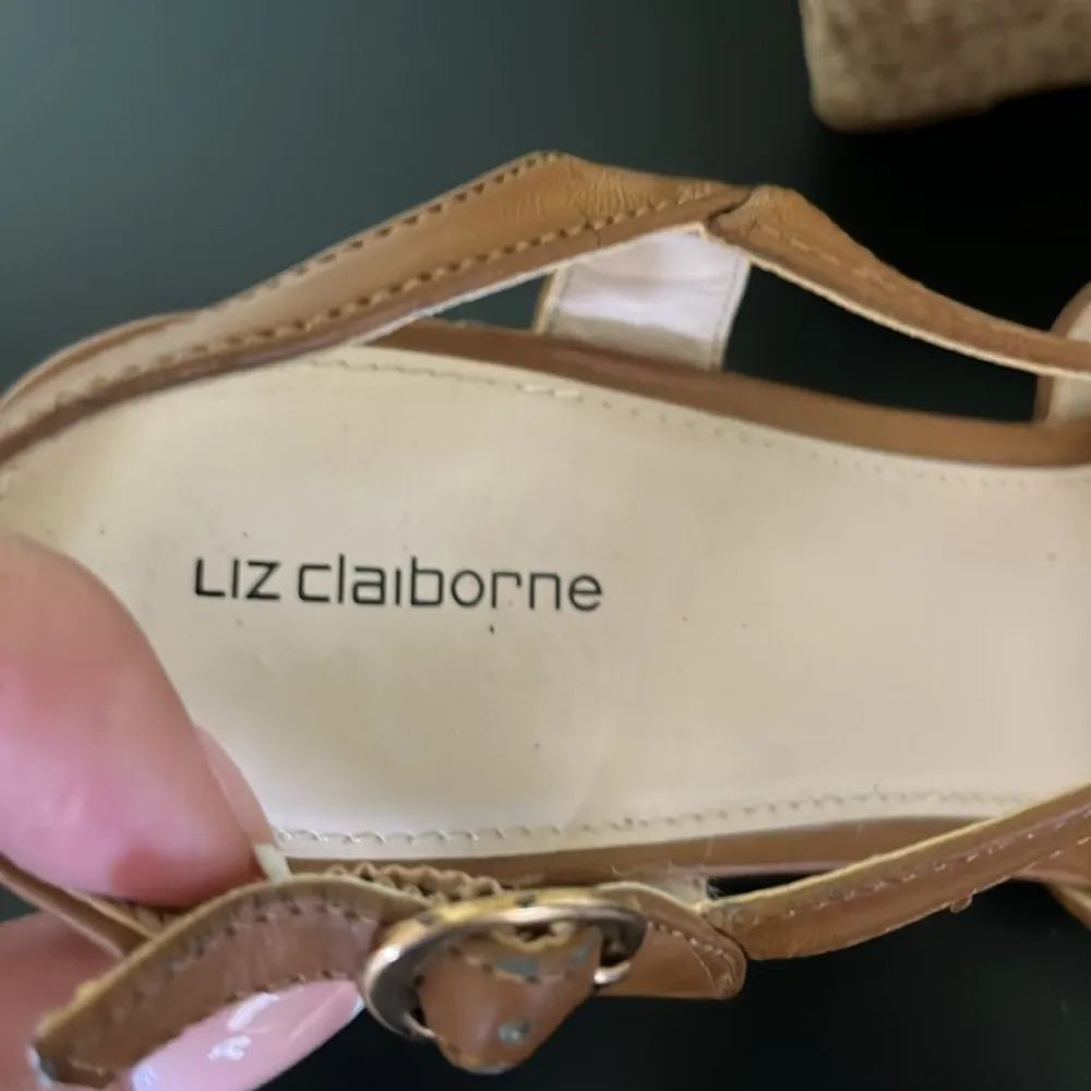 Liz Claiborne Buckle Wedge Heels - Image 4