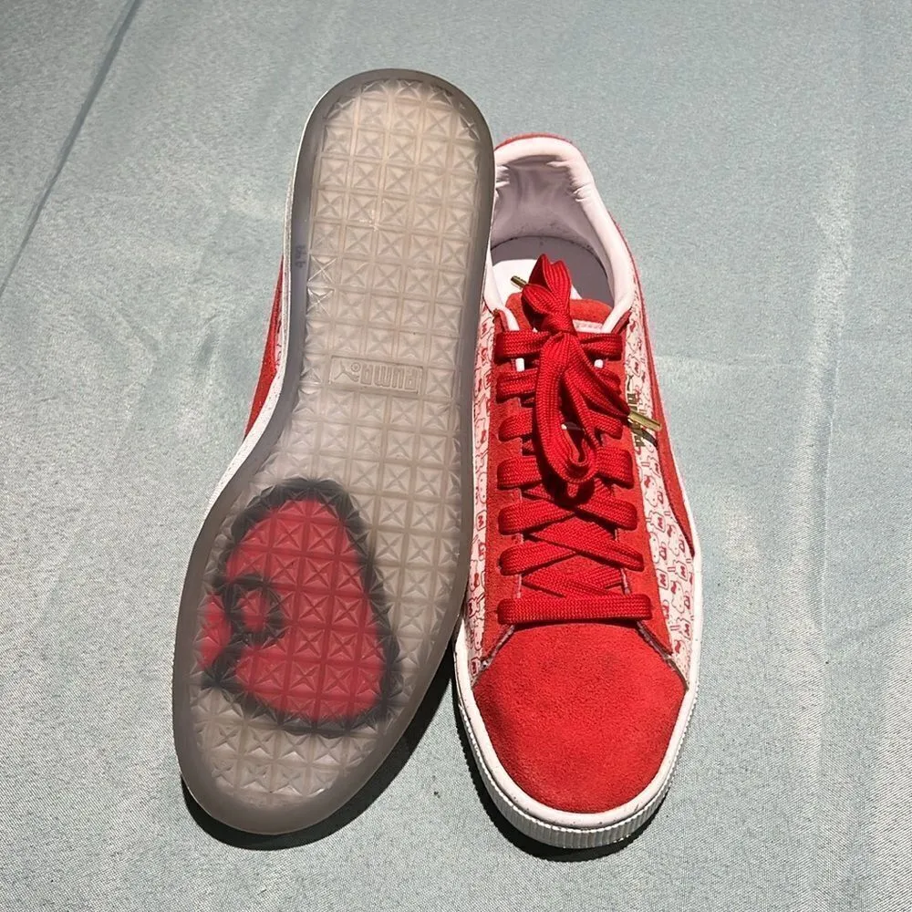 PUMA x Hello Kitty suede shoes Size 9.5   B53 - Image 9