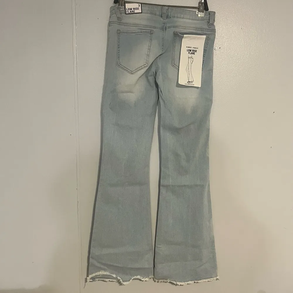 Almost Famous Light Blue Flare Jeans - Image 2