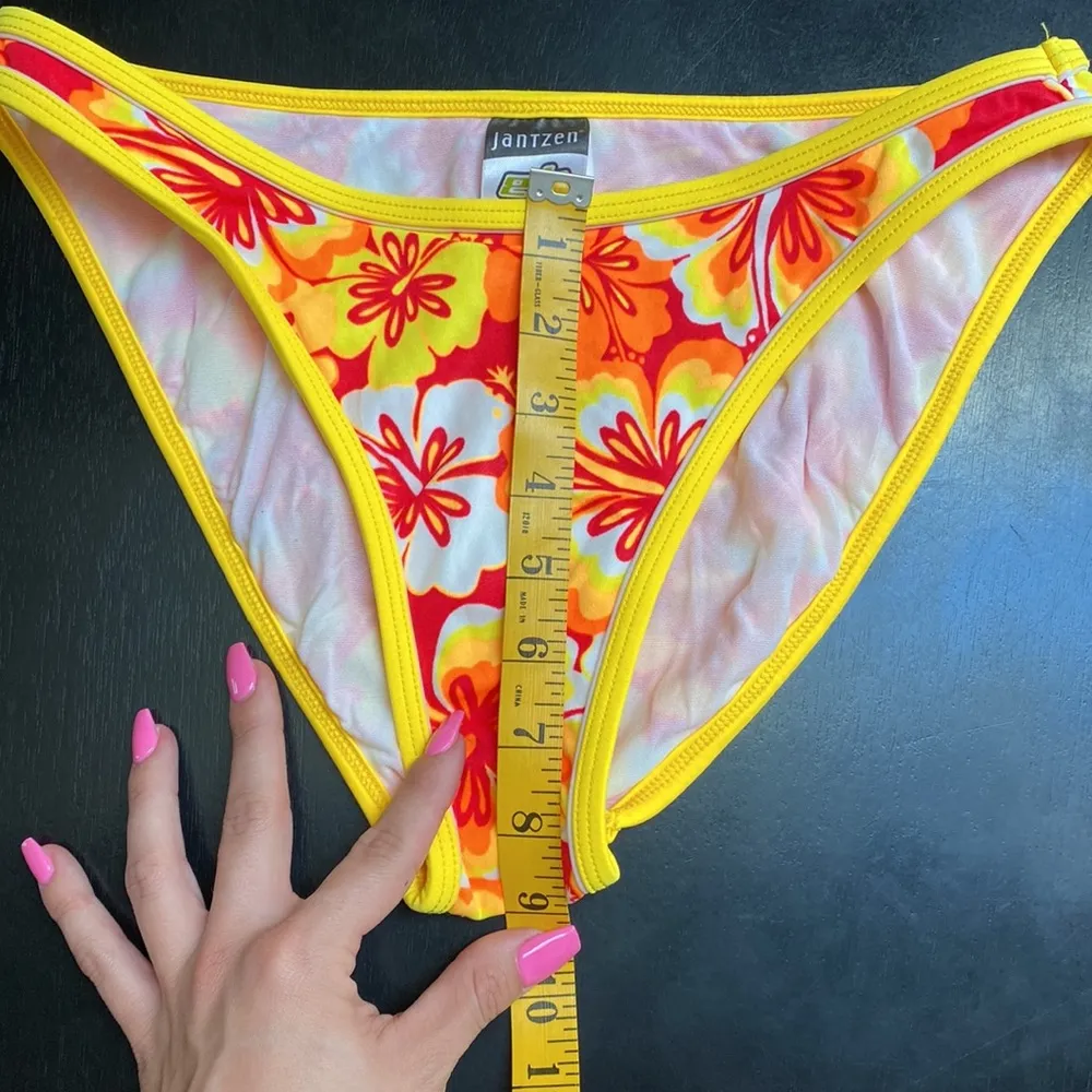 jantzen vintage floral bikini bottoms - Image 6