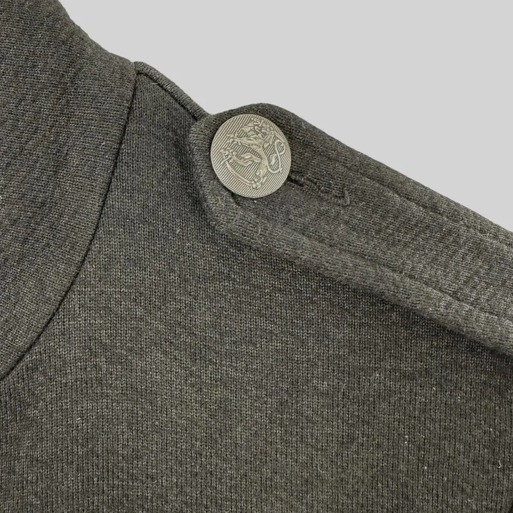 Velvet Graham & Spencer Evalyn Black French Terry Military Jacket Size XS Blazer - Image 5