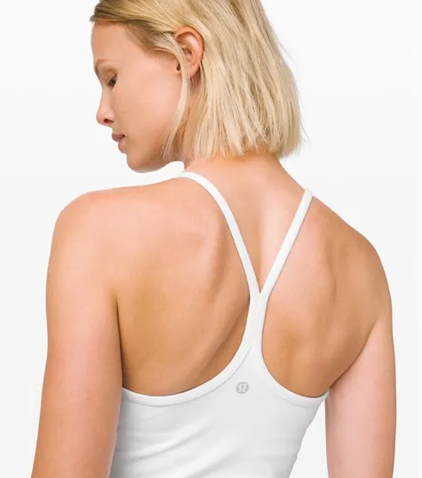 Lululemon Power Y Tank In White - Image 3