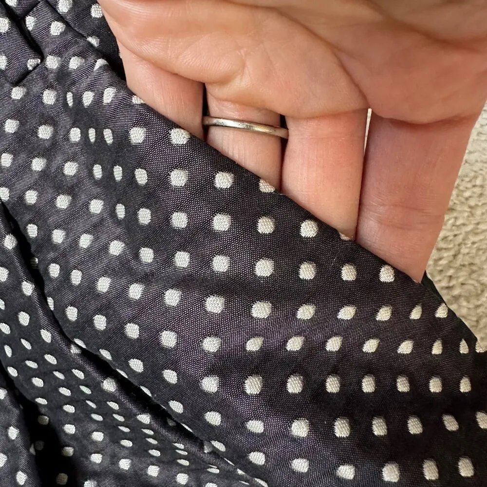 Victor & Rolf White Polka Dot Designer Shorts Slate Gray Sz Large - Image 8