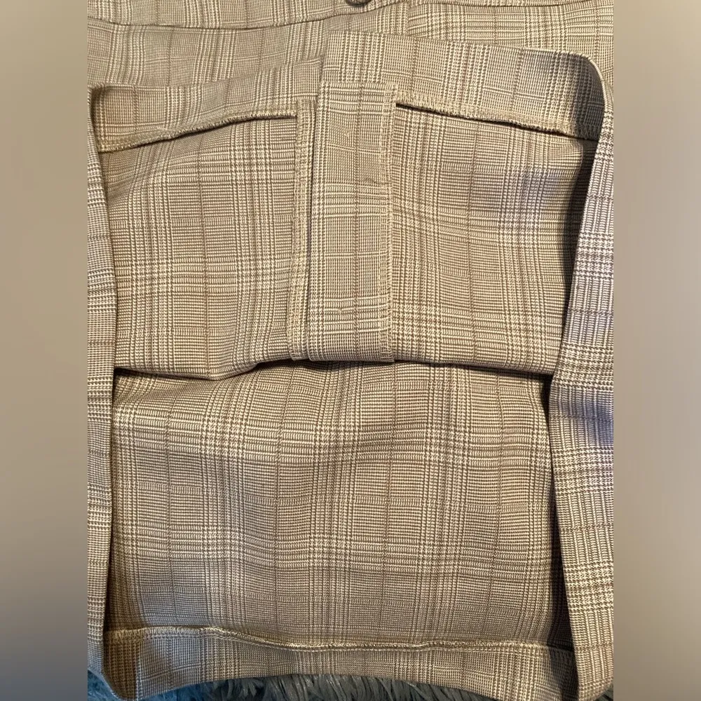 Forever 21 tan plaid button up skirt NWT - Image 6