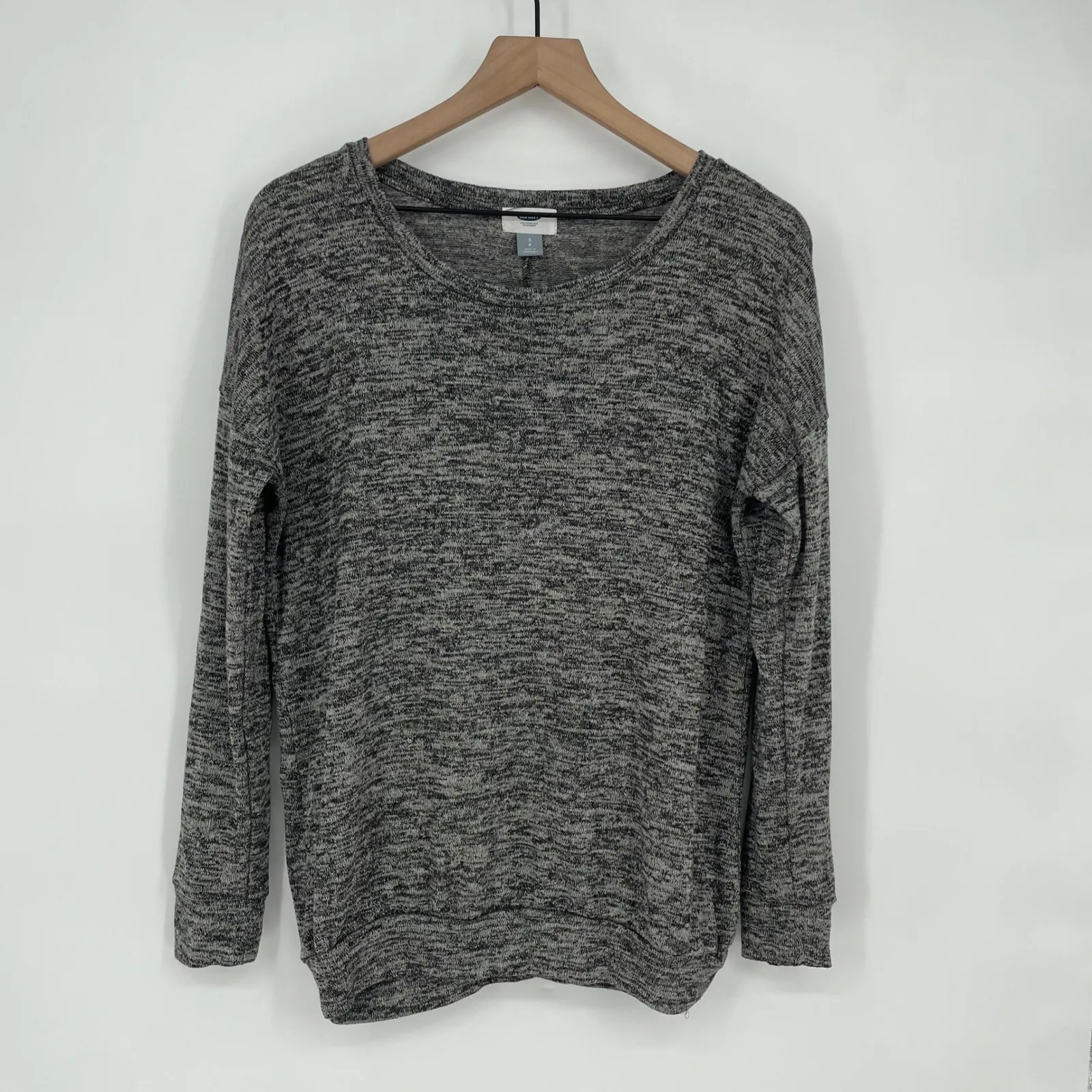 Old Navy Heathered Knit Long Sleeve Pullover Sweater Size S - Image 2