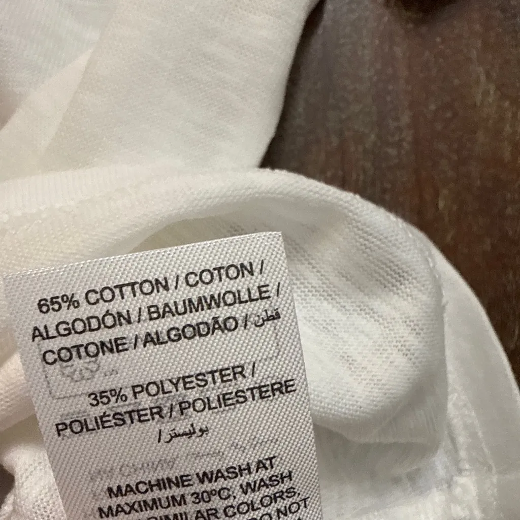 Edikted White Short Sleeve Tee Small NWT Basic Women’s - Image 6