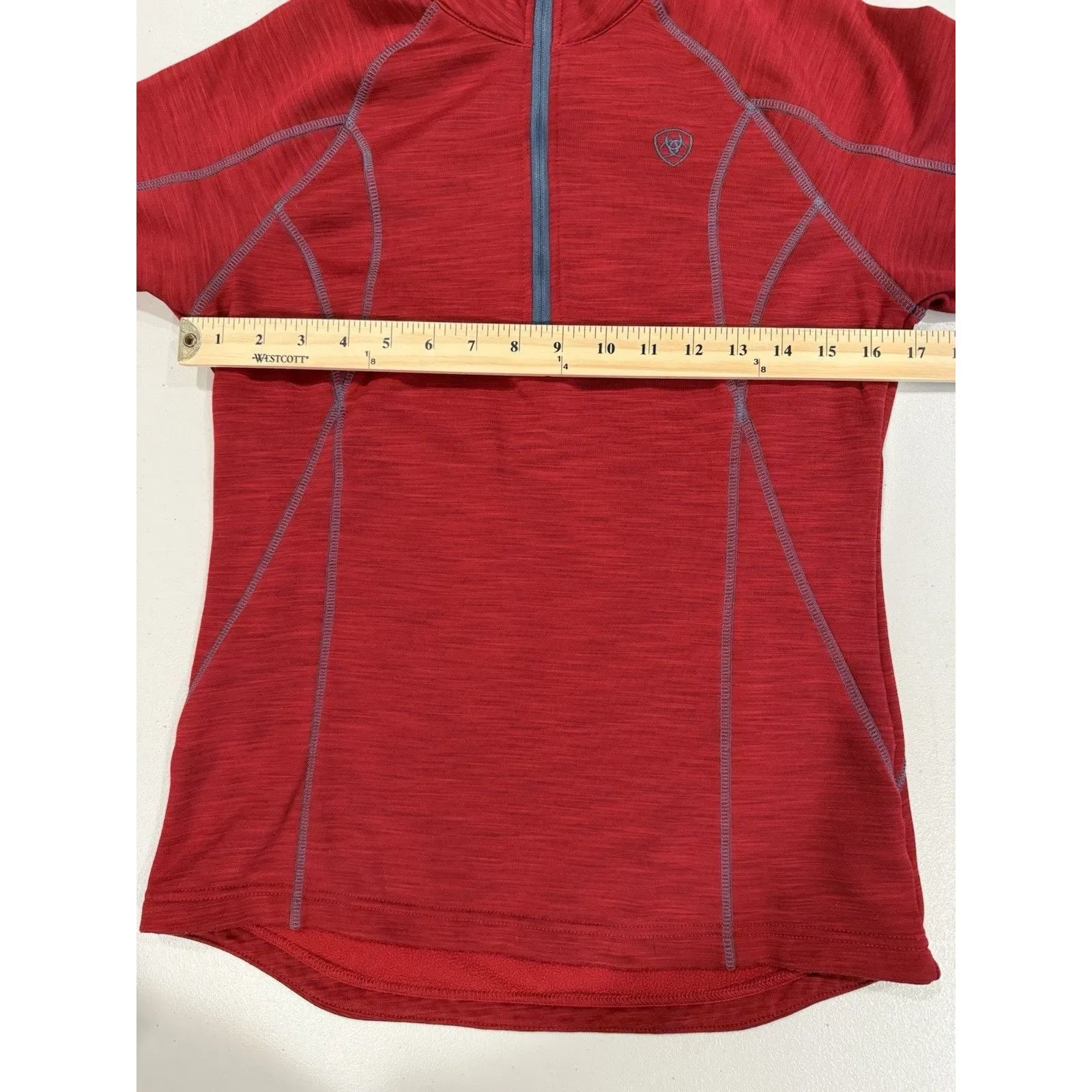 Ariat Jacket Women Small 1/4 Zip Cold Series AriatTek Camping Hiking Gorp Pocket - Image 5