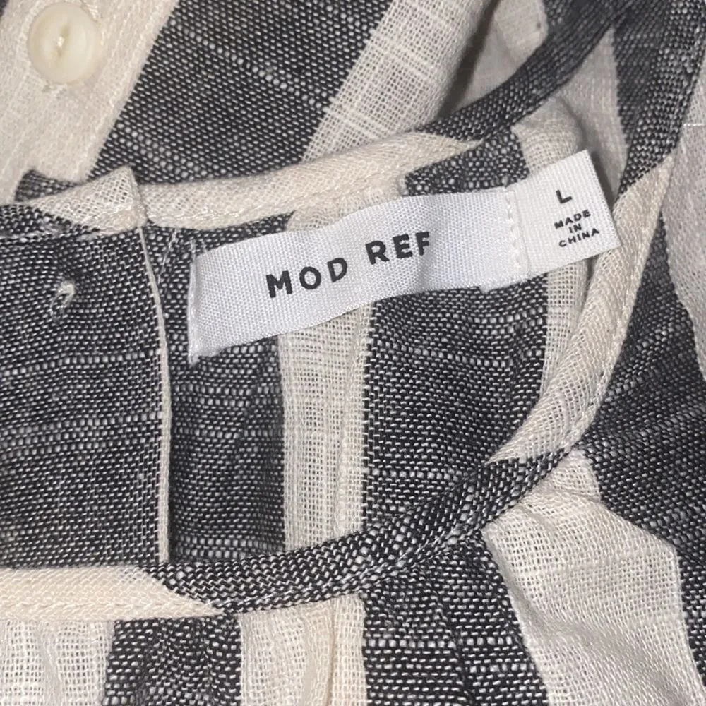 Mod Ref ✨ Striped Sleeveless Button Down Tank✨ - Image 8