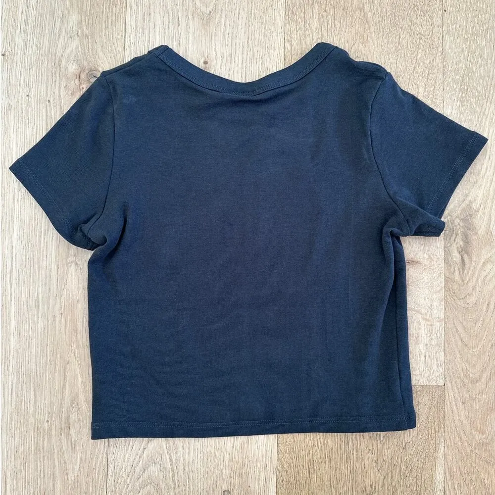 Cotton On - AC/DC Live 1978 Tour Cropped tee in Black - Image 3