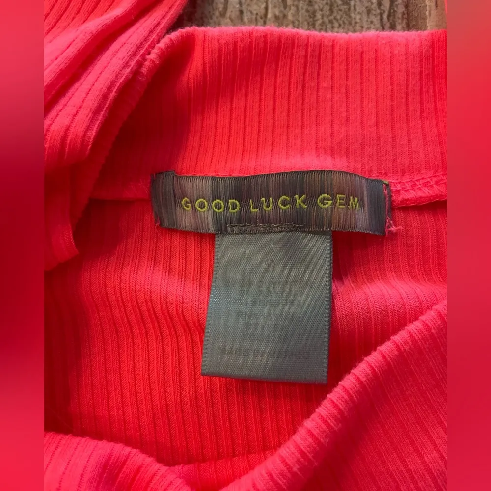 Neon Pink Square Neck Top - Image 3