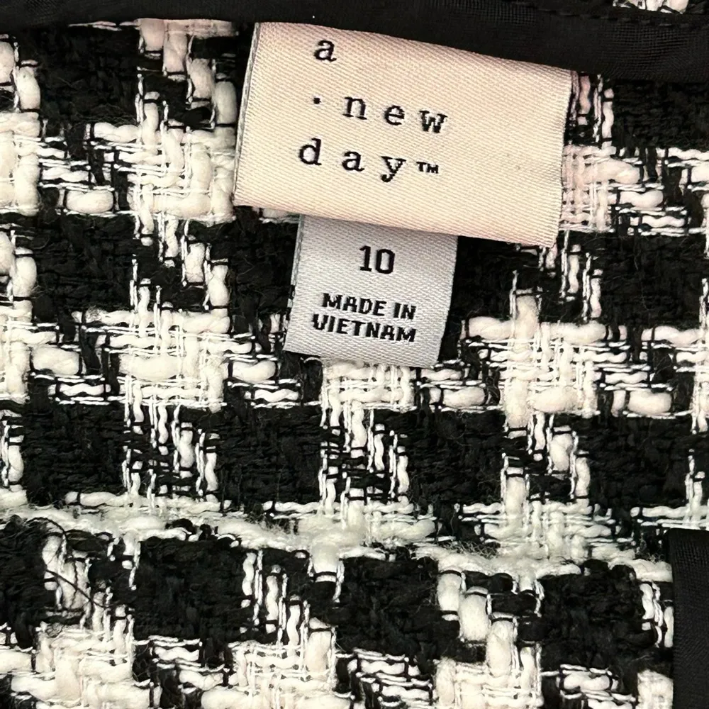 a new day Black and White Houndstooth Skirt 10 - Image 5