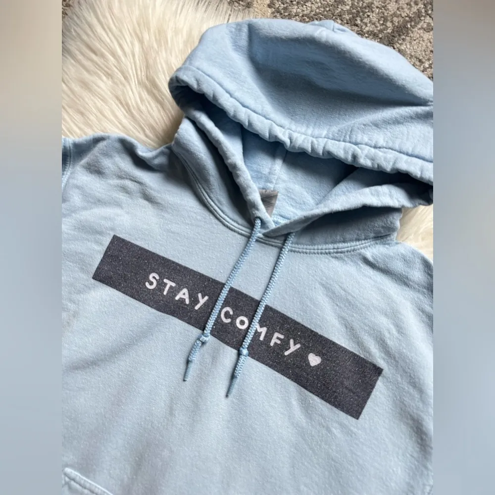 Unisex graphic pullover hoodie Blue - Image 3