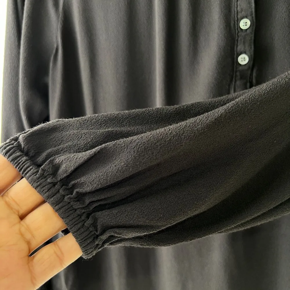 J Crew  V-Neck Button Blouse 3/4 Sleeve Women Size Small Preppy Business Classic - Image 8