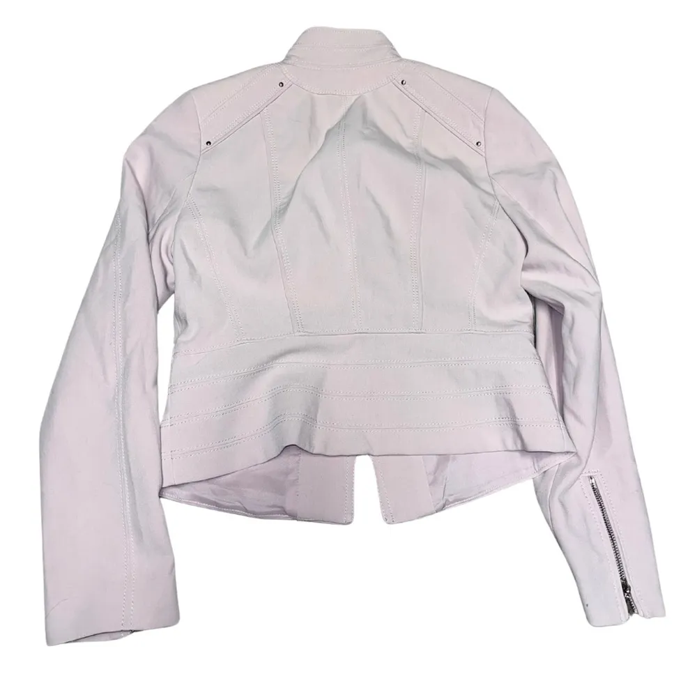 White House Black Market Pink Jacket Cropped Fitted - Image 4