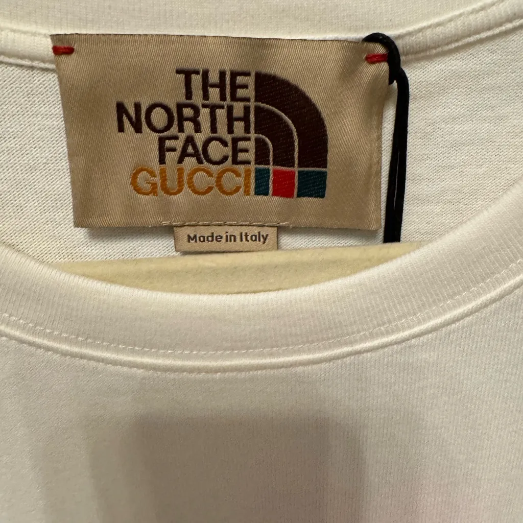 Authentic NWT Gucci x North Face Cream T-Shirt - Image 3
