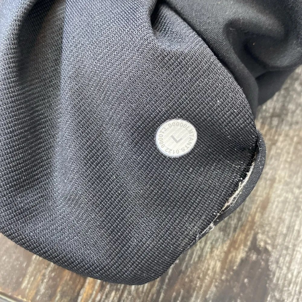 Lululemon Black Elastic Waist Athletic Sport Athletic Shorts L - Image 4