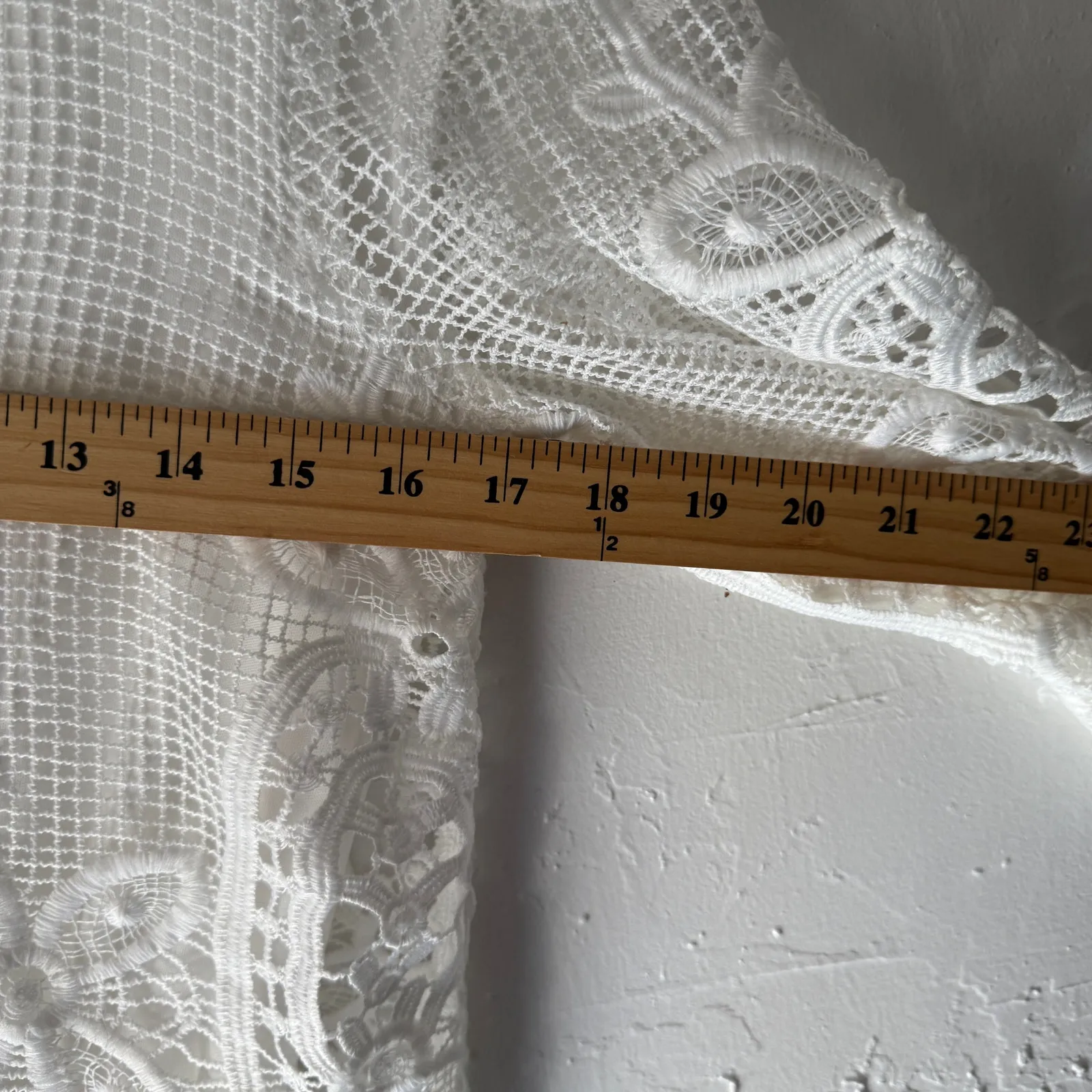 Muse White Lace Overlay Romper Size 2 ‎ Bridal Shower Boho Cottagecore - Image 8