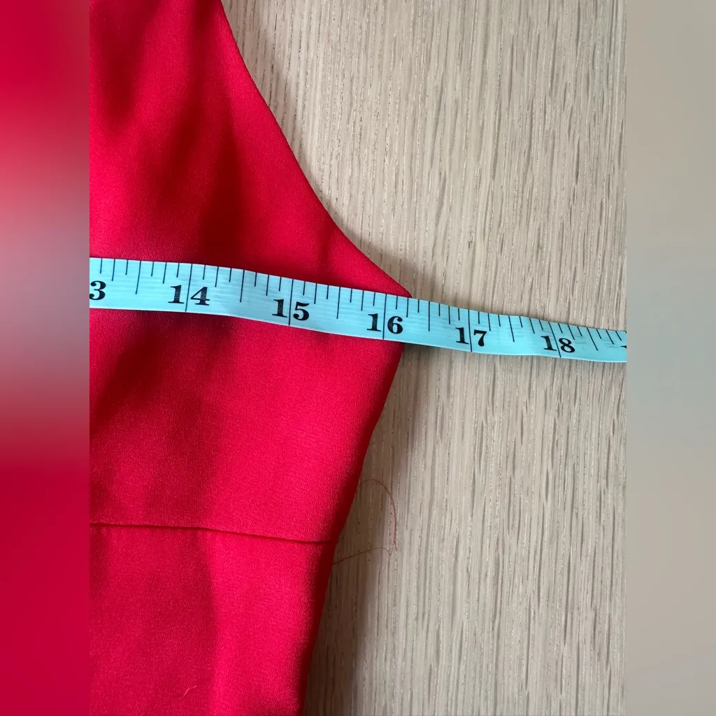 Super Down Revolve Dixie Backless Red Dress Size Medium 2048 - Image 5