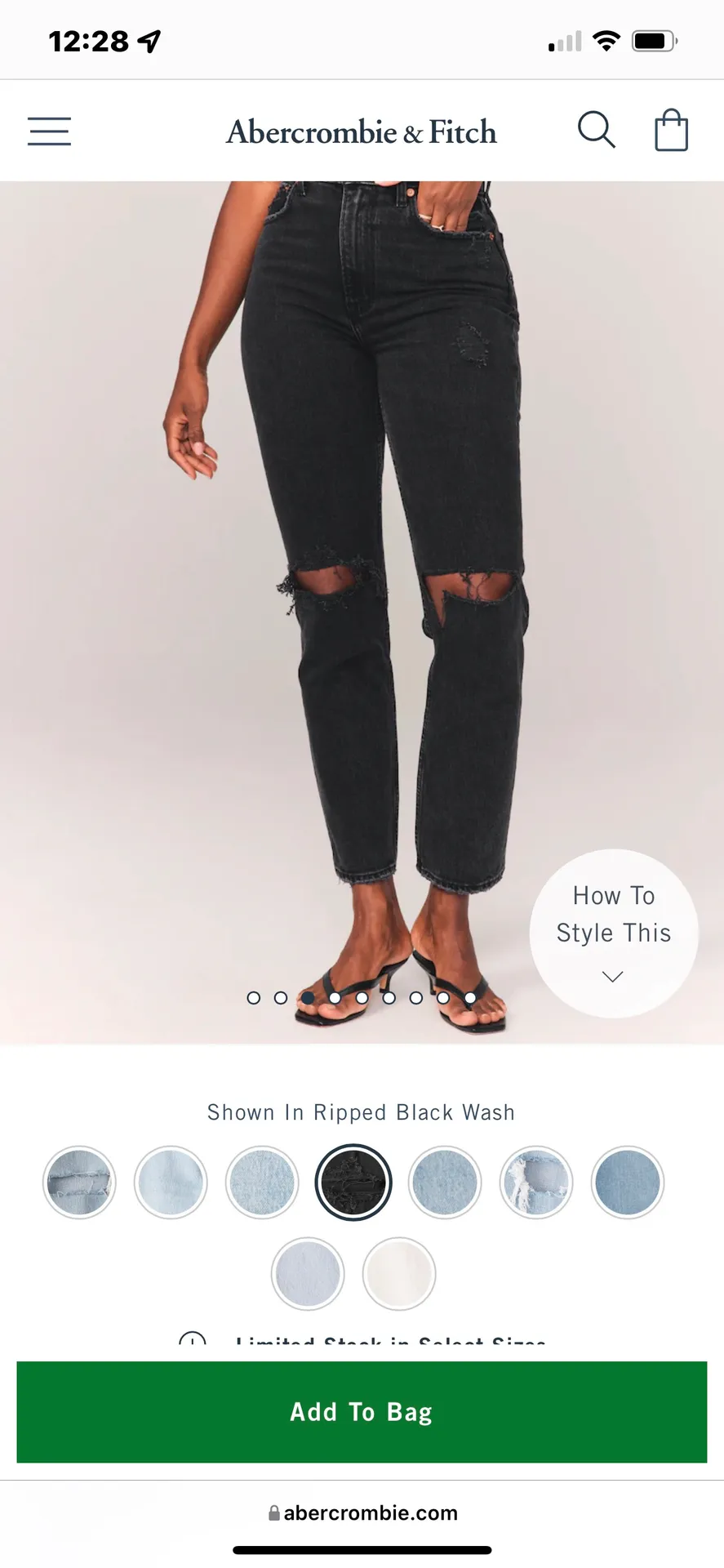 Abercrombie & Fitch Black Jeans - Image 2