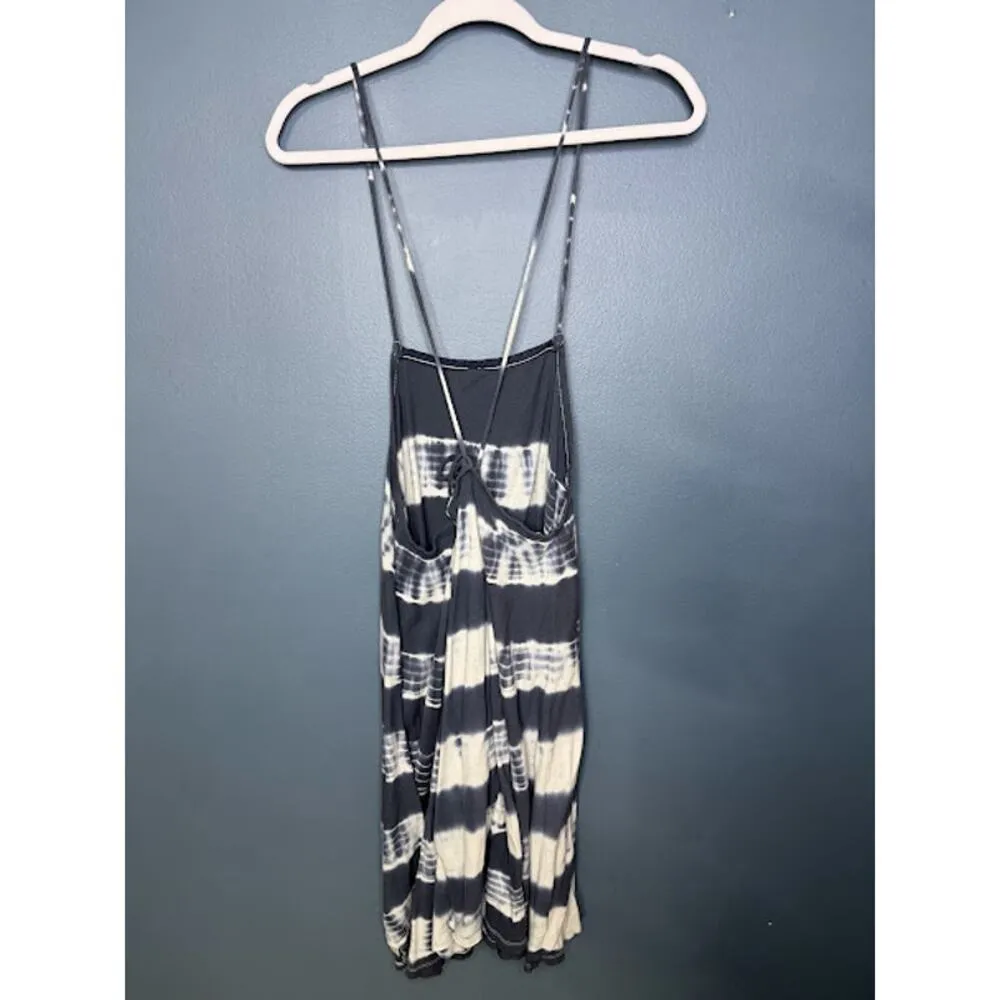 We the Free Tie Up Tunic Dress Tie Dye Cotton Blend Short Layering Dress Size Sm - Image 2