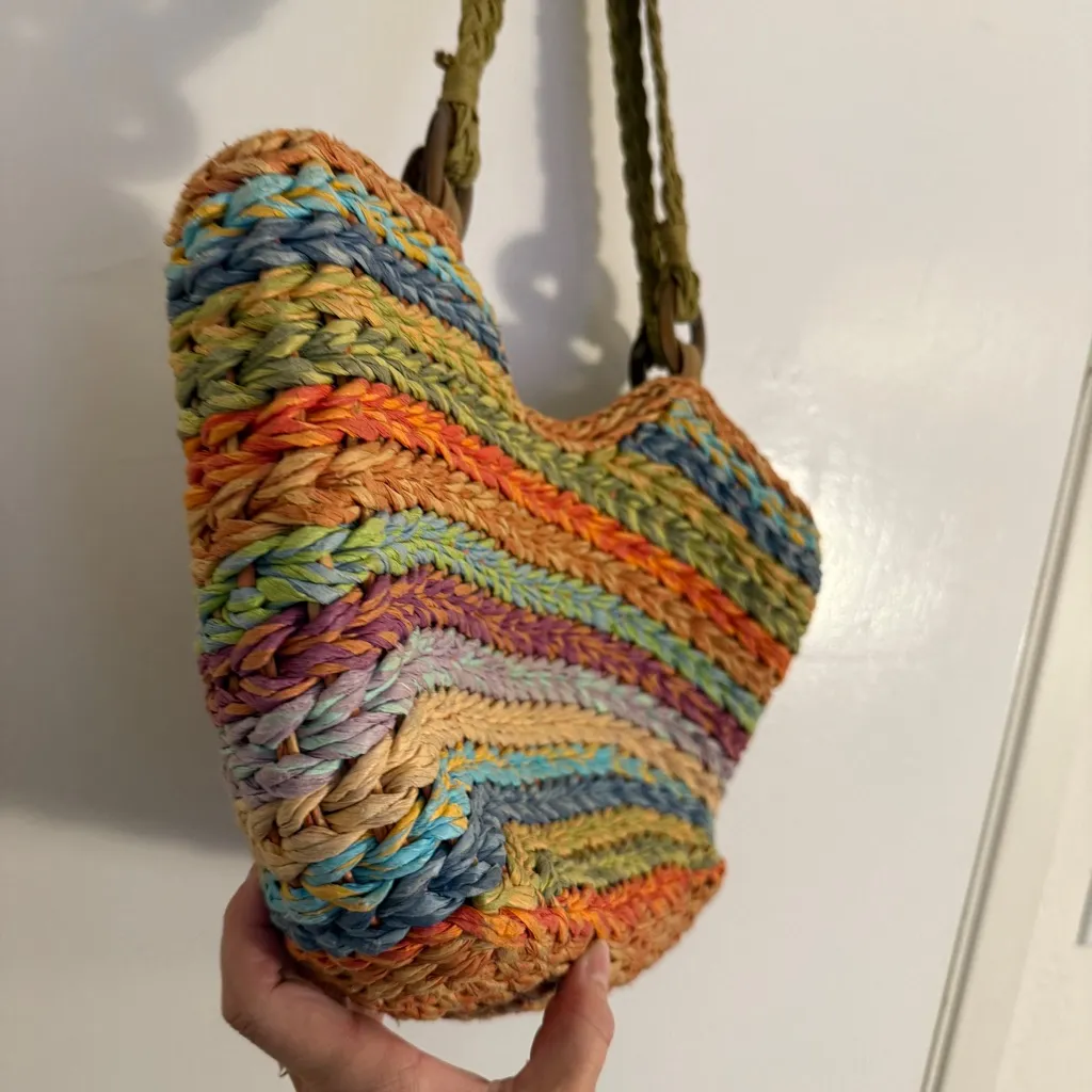 Orvis VTG Multicolor Woven Tote Bag - Image 7