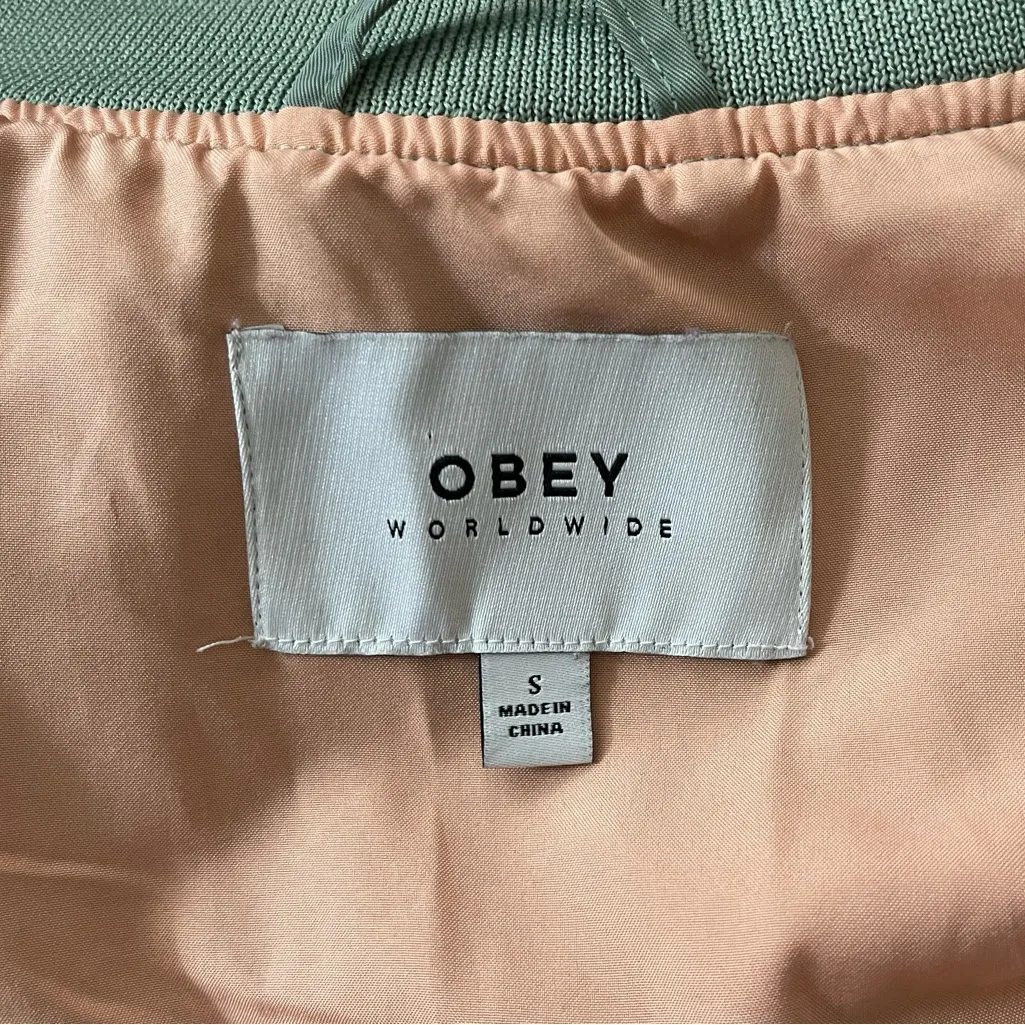 OBEY Women’s Sage Mako Bomber Jacket S - Image 9