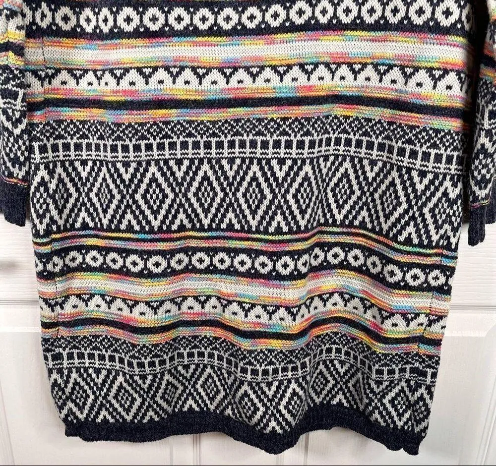 Monteau Hooded Open Cardigan Sweater Sz XS - Image 13