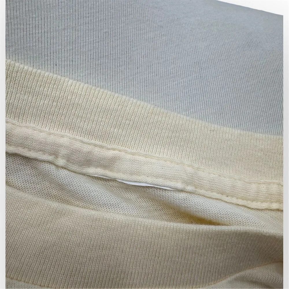 Vintage St. Michaels MD Duck Graphic Beige Long Sleeve T - Image 2