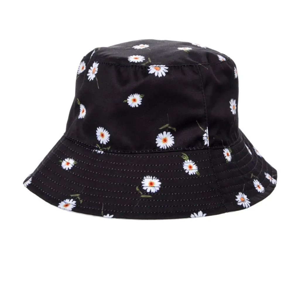Alice + Oliva black floral print reversible bucket hat cottagecore whimsical - Image 2