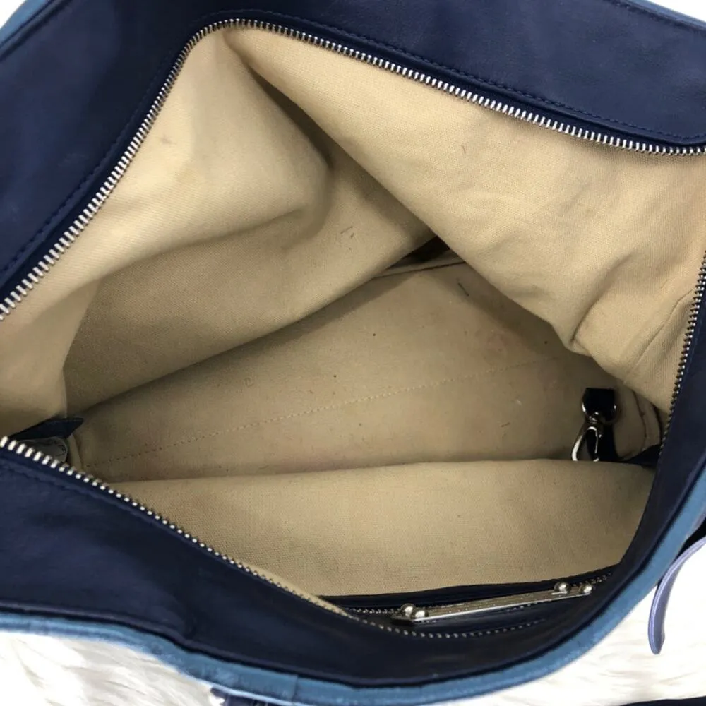 Longchamp Lm Cuir Lagoon Zipper Tote Shoulder Bag - Image 8