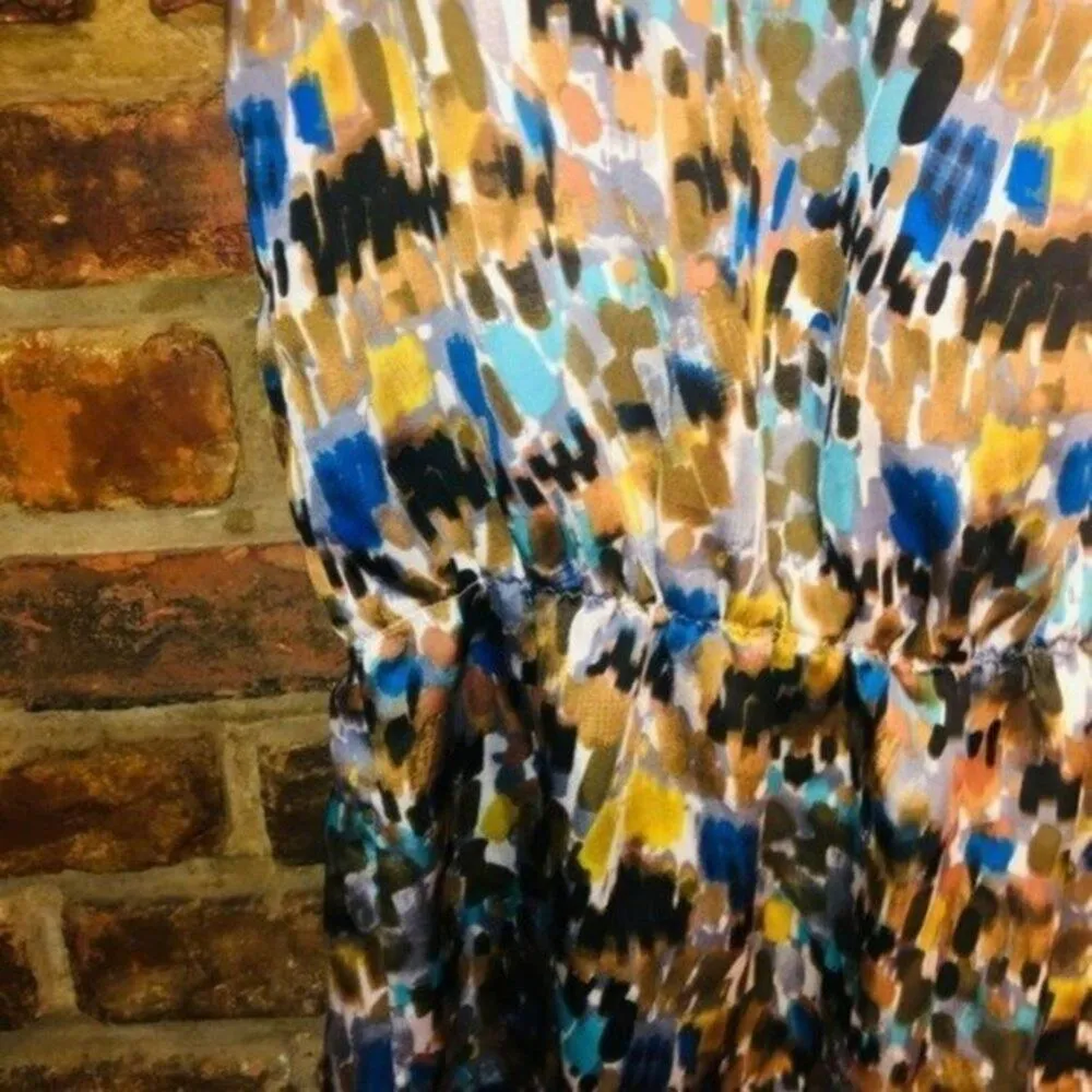 Elementz  Multicolored Printed Tunic Blouse Women's Size Medium - Image 6