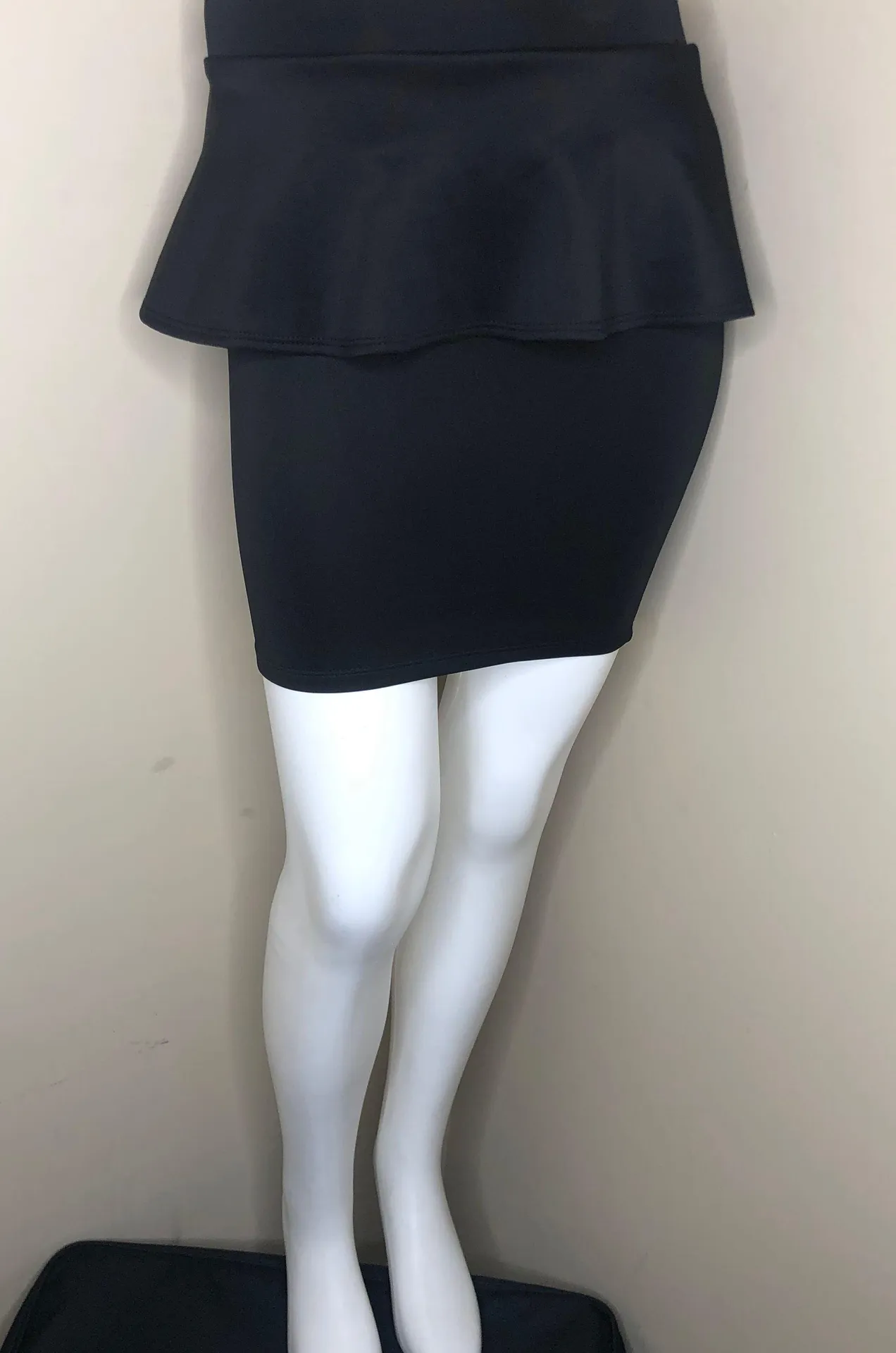 Charlotte Russe Black Peplum Mini Skirt  - Image 5