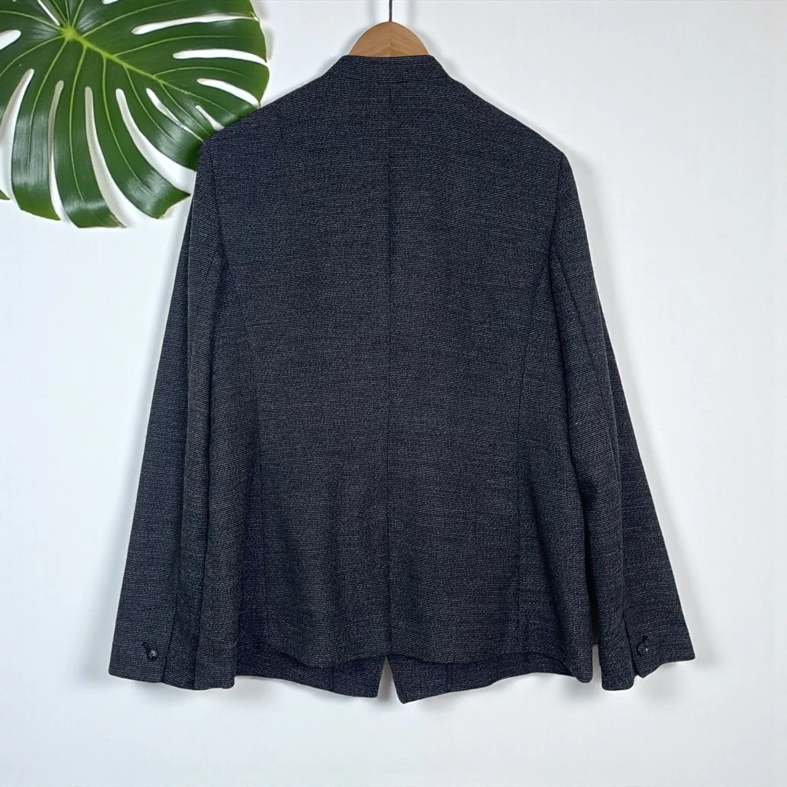 Banana Republic Long & Lean Herringbone Knit Blazer - Image 4