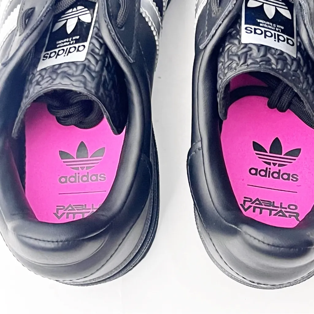 ADIDAS x Pabllo Vittar Black Gazelle Bold Platform Lace Up Sneakers Size 7 - Image 8