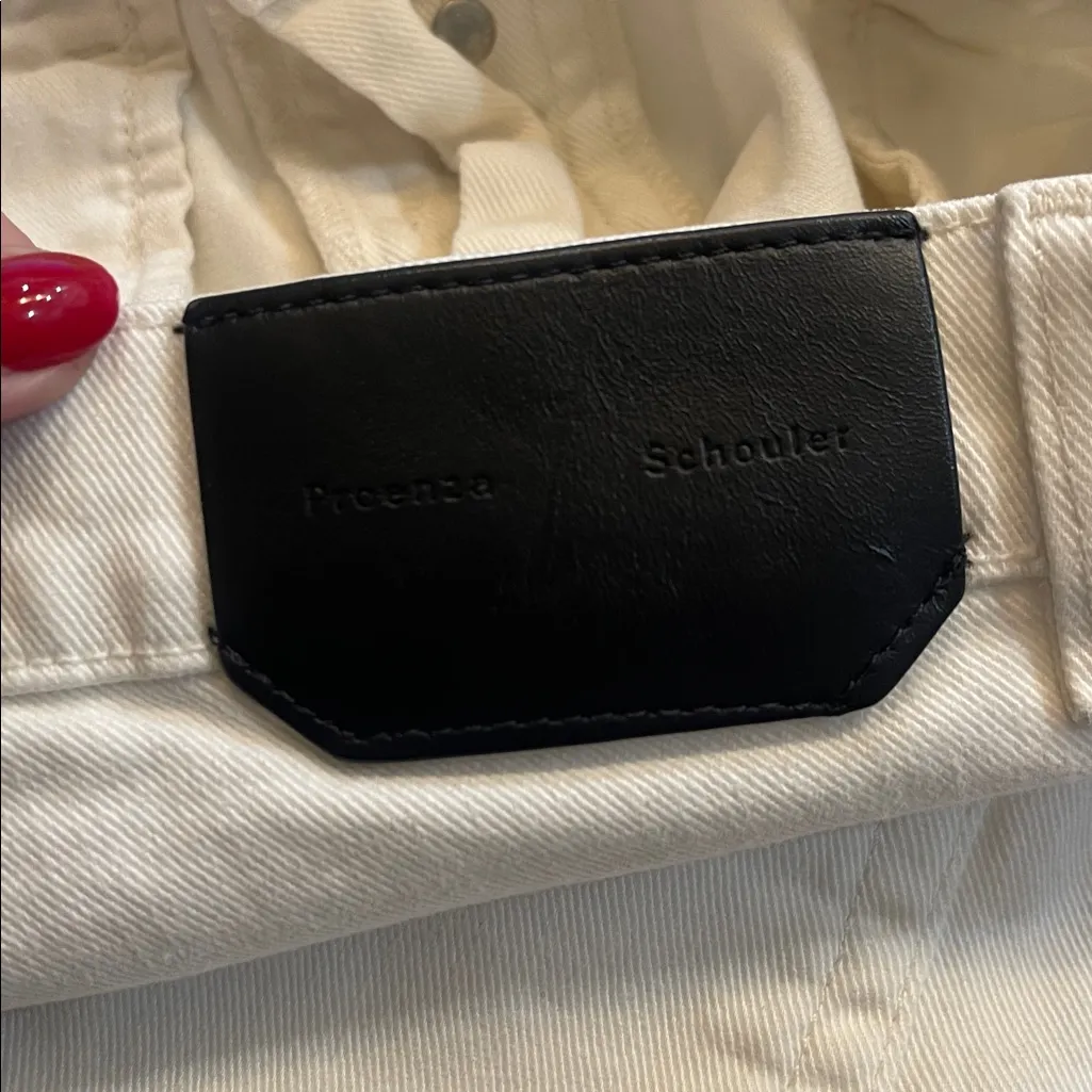 Proenza Schouler Ivory Color Skinny Jeans - Image 4